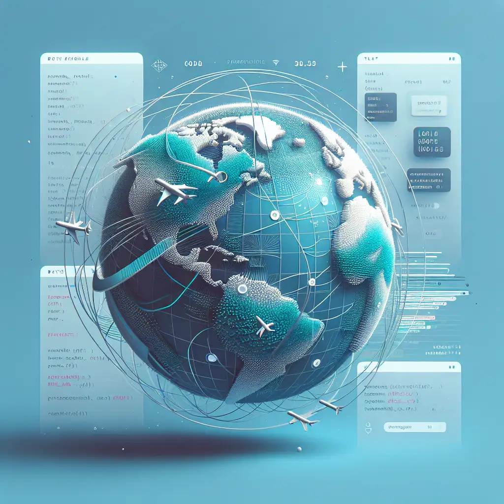 Interactive 3D Data Globe (Airports and Routes) using Nuxt 4 + TypeScript + Three.js